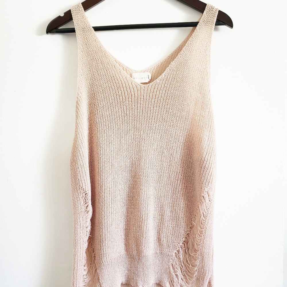 💕3x$20 V Neck Ripped Knit Tunic 💕